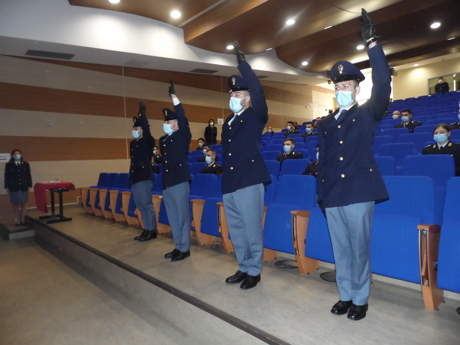 Il giuramento degli allievi agenti del 209° corso - Caserta