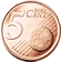 Fronte di una moneta da 5 centesimi di euro