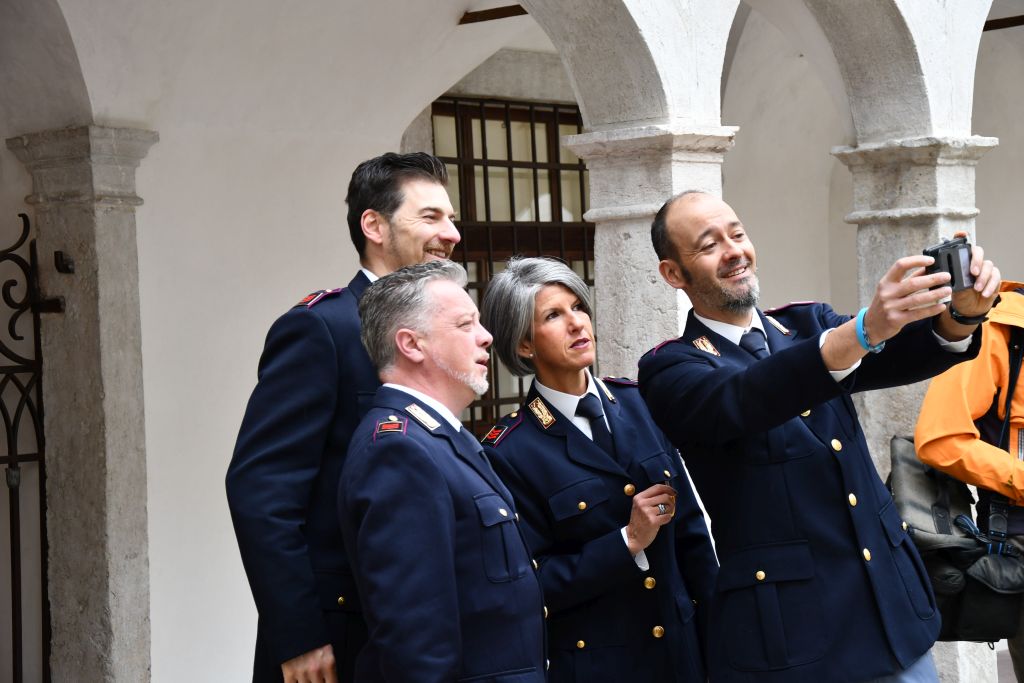 Le celebrazioni del 167° anniversario della fondazione della Polizia nella città di Belluno