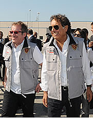 Il ministro dell'Interno Roberto Maroni e il capo della Polizia Antonio Manganelli