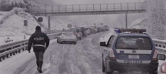 neve polizia stradale maltempo