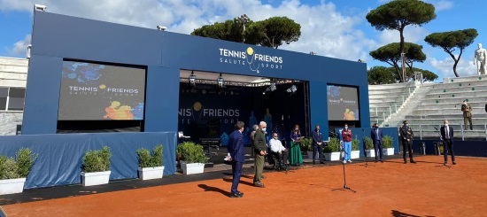 La Polizia a "Tennis & Friends” 2020