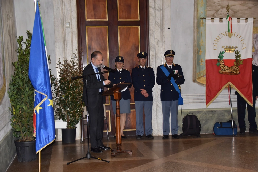 Le celebrazioni nella città di Lucca per il 171° anniversario della Fondazione della Polizia
