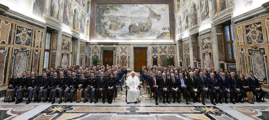 L’Ispettorato vaticano in udienza da Papa Francesco