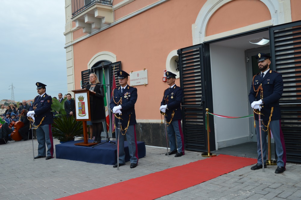 L'intervento del prefetto di Catania Maria Guia Federico durante l'inaugurazione del nuovo Commissariato
