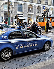 Una volante della polizia