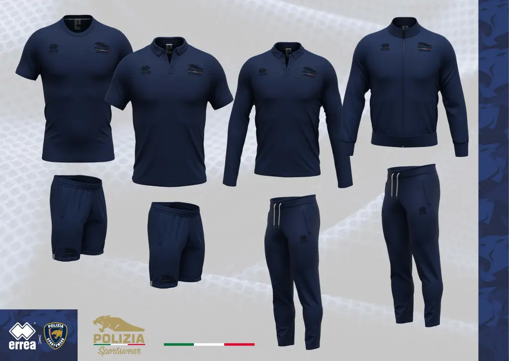 I prodotti "Polizia sportswear"
