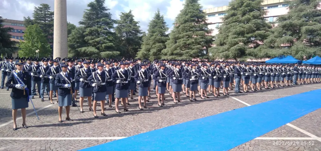 La cerimonia del giuramento del 216° corso: Spoleto