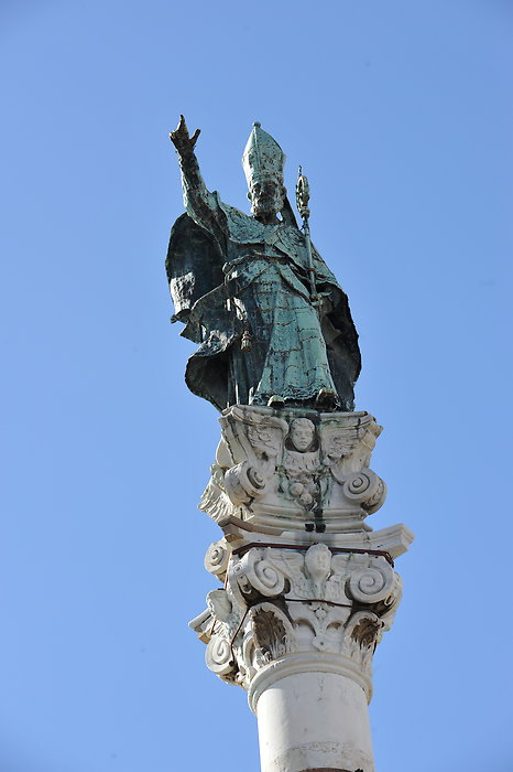 la statua di Sant'Oronzo