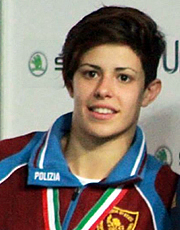 Martina Rita Caramignoli delle Fiamme oro nuoto