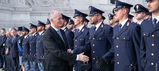 Il prefetto Franco Gabrielli durante il mandato da capo della Polizia