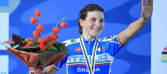 Elisa Longo Borghini delle Fiamme oro ciclismo femminile