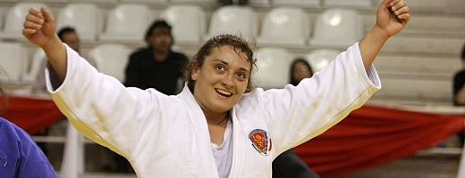 La campionessa europea under 23 Lucia Tangorre, delle Fiamme oro