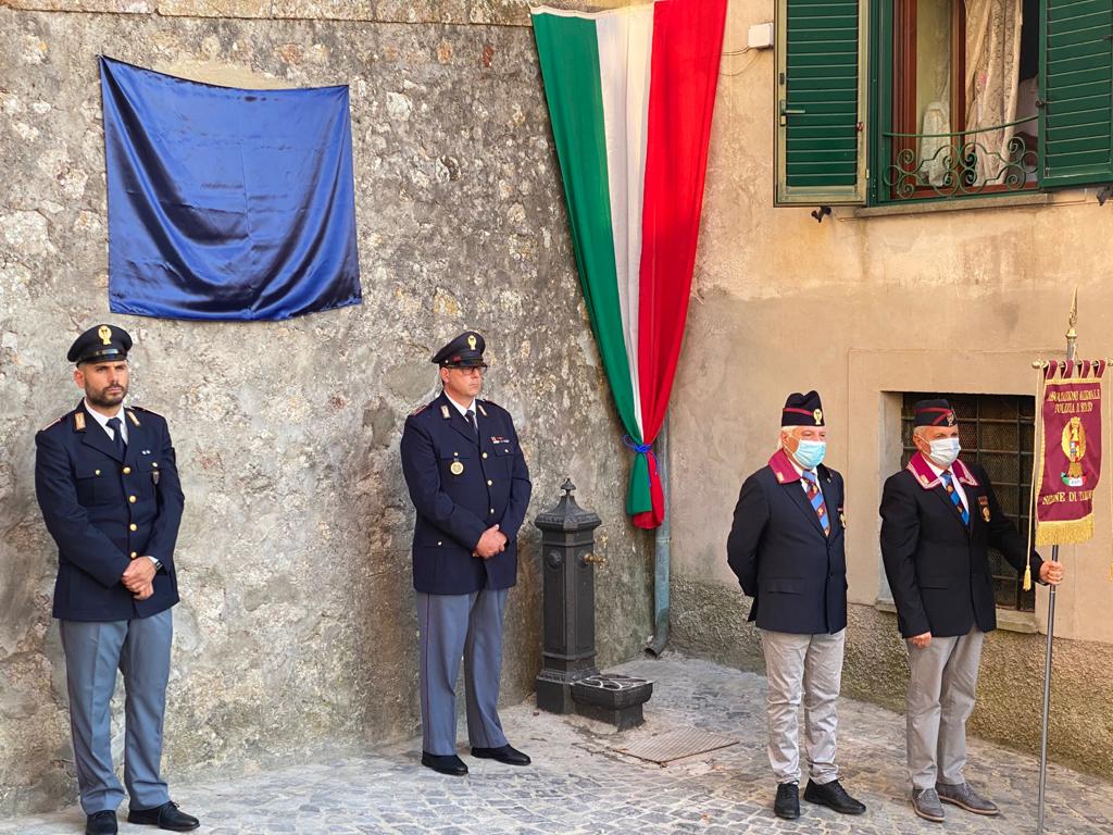 La commemorazione, a Tolfa, del vice brigadiere Angelo Tasselli