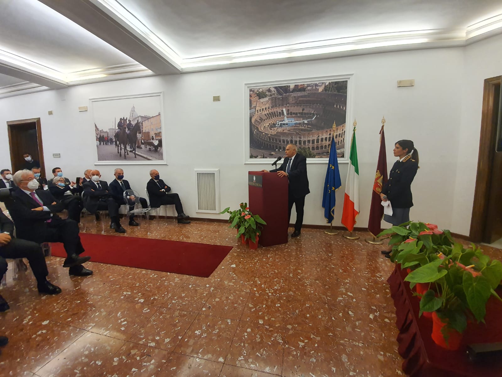 Commemorazioni per il capitano Francesco Straullu e la guardia scelta Ciriaco Di Roma