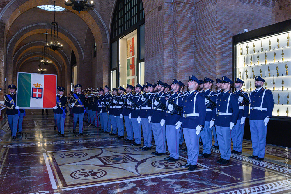 La bandiera di guerra del Corpo: dalla Regia armeria di Torino al Sacrario delle bandiere, all’interno del Complesso del Vittoriano a Roma