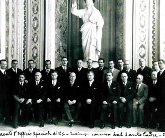 Vaticano 20 gennaio 1948 - Udienza con l'Ispettorato