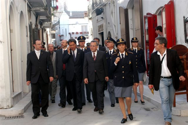 Il capo della Polizia Antonio Manganelli al convegno 'sicurezza e legalitÃ '