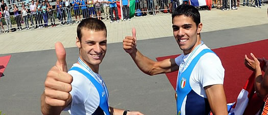 Andrea Caianiello e Armando Dell'Aquila campioni del mondo delle Fiamme oro