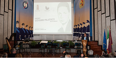 La sala dove è stato consegnato il premio Palatucci