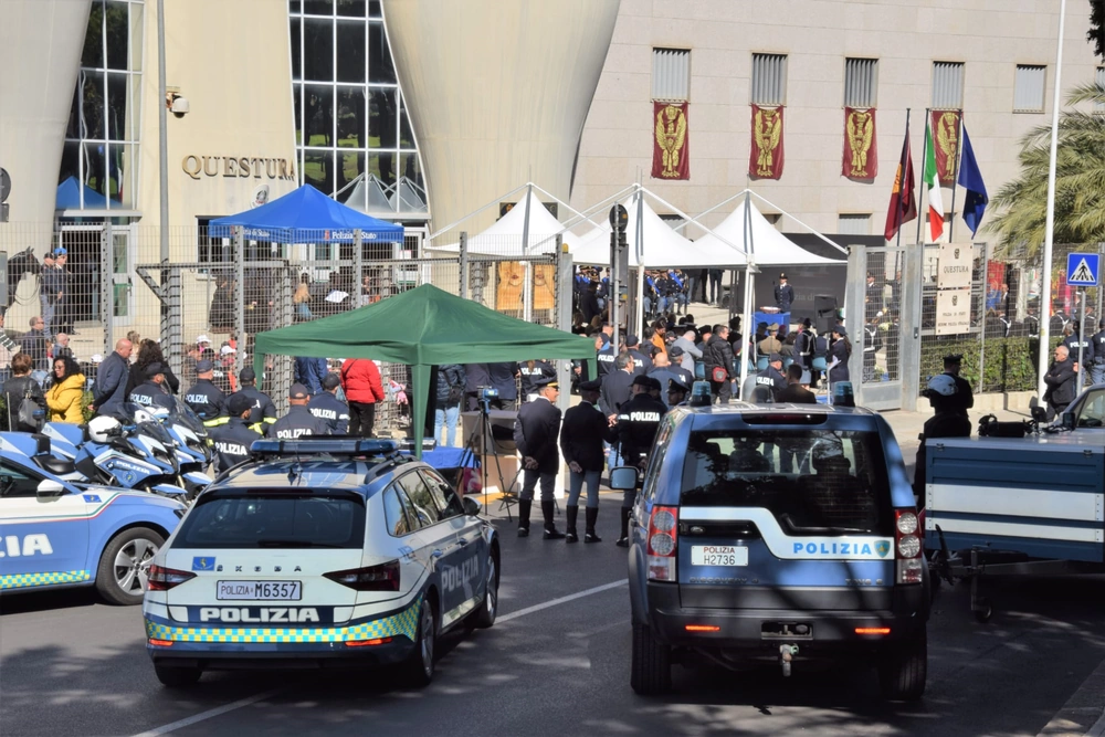 Le celebrazioni nella città di Sassari per il 171° anniversario della Fondazione della Polizia