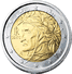 Retro di una moneta da 2 euro