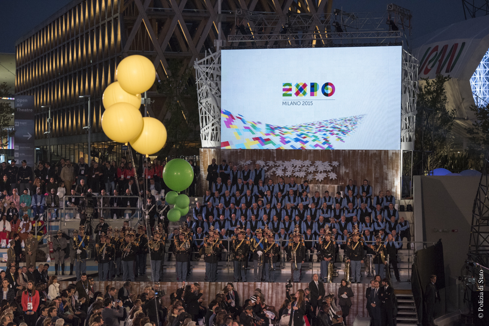 La cerimonia di chiusura di Expo 2015