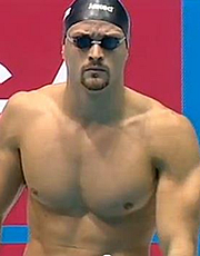 Il nuotatore delle Fiamme oro Marco Orsi