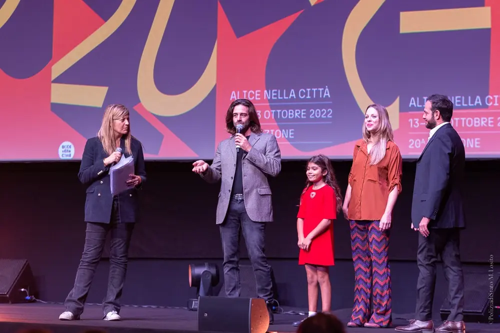Presentazione al Festival del cinema di Roma del cortometraggio della Polizia "Babbale"