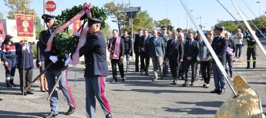 Commemorazione 38Â° anniversario del capitano Straullu e la guardia Di Roma