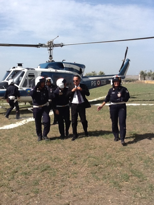 Il capo della Polizia Antonio Manganelli a Trapani per l'inaugurazione del commissariato di Castelvetrano