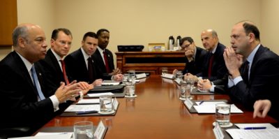 L'incontro di Pansa con il Ministro per la Sicurezza Interna USA Jeh Johnson a Washington