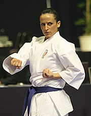 Sara Battaglia delle Fiamme oro karate