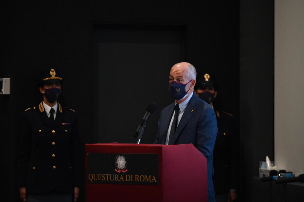 La presentazione dei distretti di pubblica sicurezza a Roma