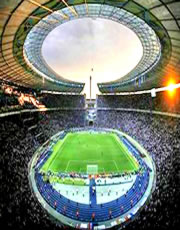 Uno stadio di calcio