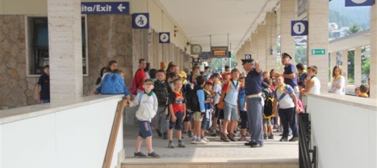 polizia ferroviaria e ragazzi