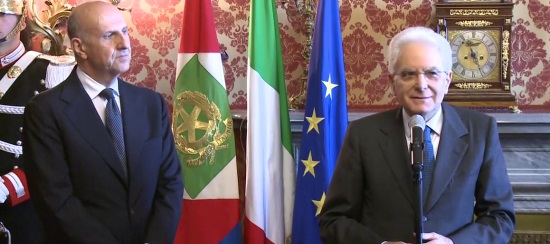 capo dello Stato Sergio Mattarella capo della Polizia Alessandro Pansa