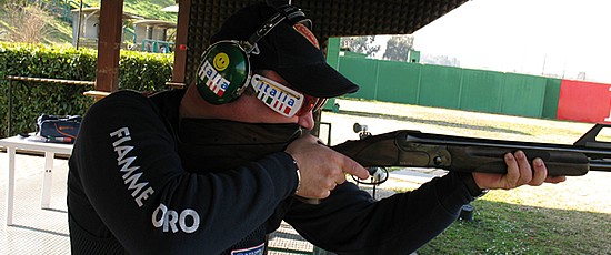 Francesco D'Aniello, delle Fiamme oro tiro a volo