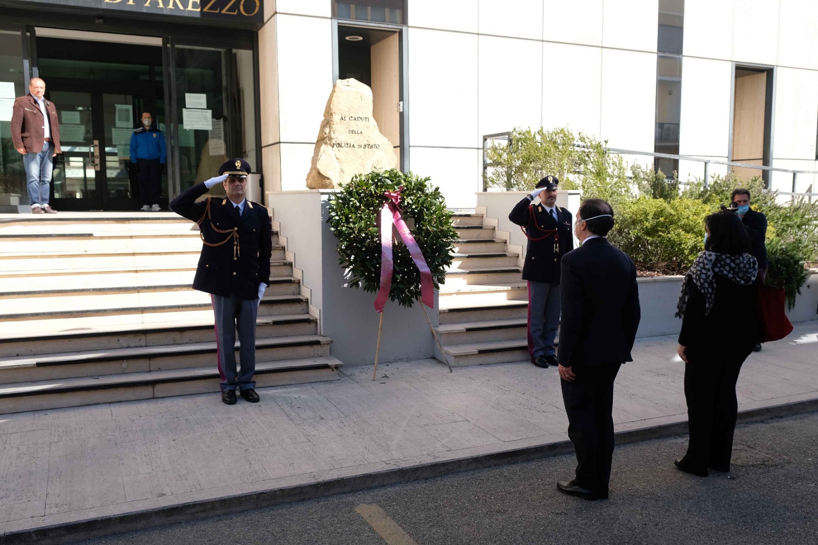 Le celebrazioni del 168° anniversario della fondazione della Polizia a Arezzo