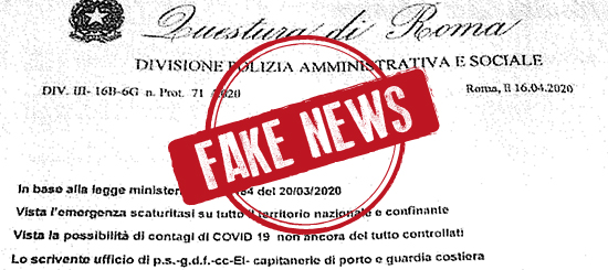 Fake news - amministrativa