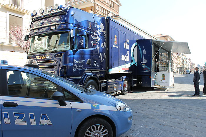 Il truck alla tappa di Avellino