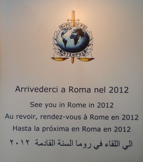 lo stand di Roma per la prossima Assemblea generale Interpol