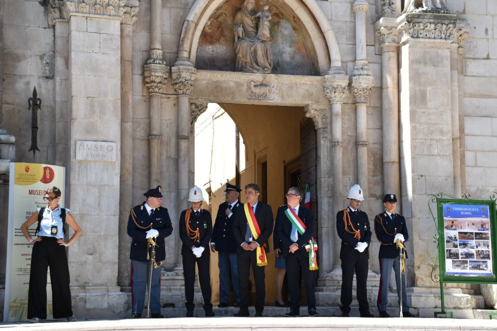 Conferimento cittadinanza onoraria di Sulmona alla Polizia di Stato