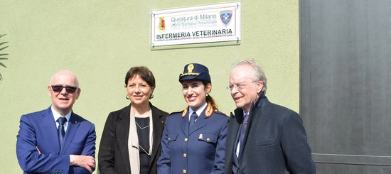 Inaugurata a Milano la prima struttura veterinaria della Polizia di Stato