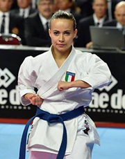 Viviana Bottaro delle Fiamme oro karate