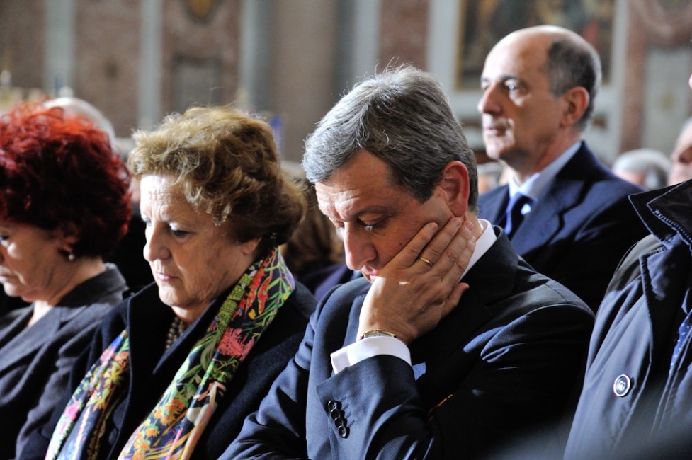 La mesta partecipazione del ministro Annamaria Cancellieri e del vice capo vicario Alessandro Marangoni