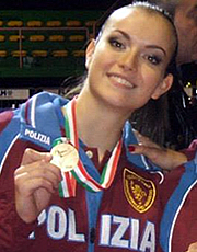 Michela Pezzetti delle Fiamme oro karate