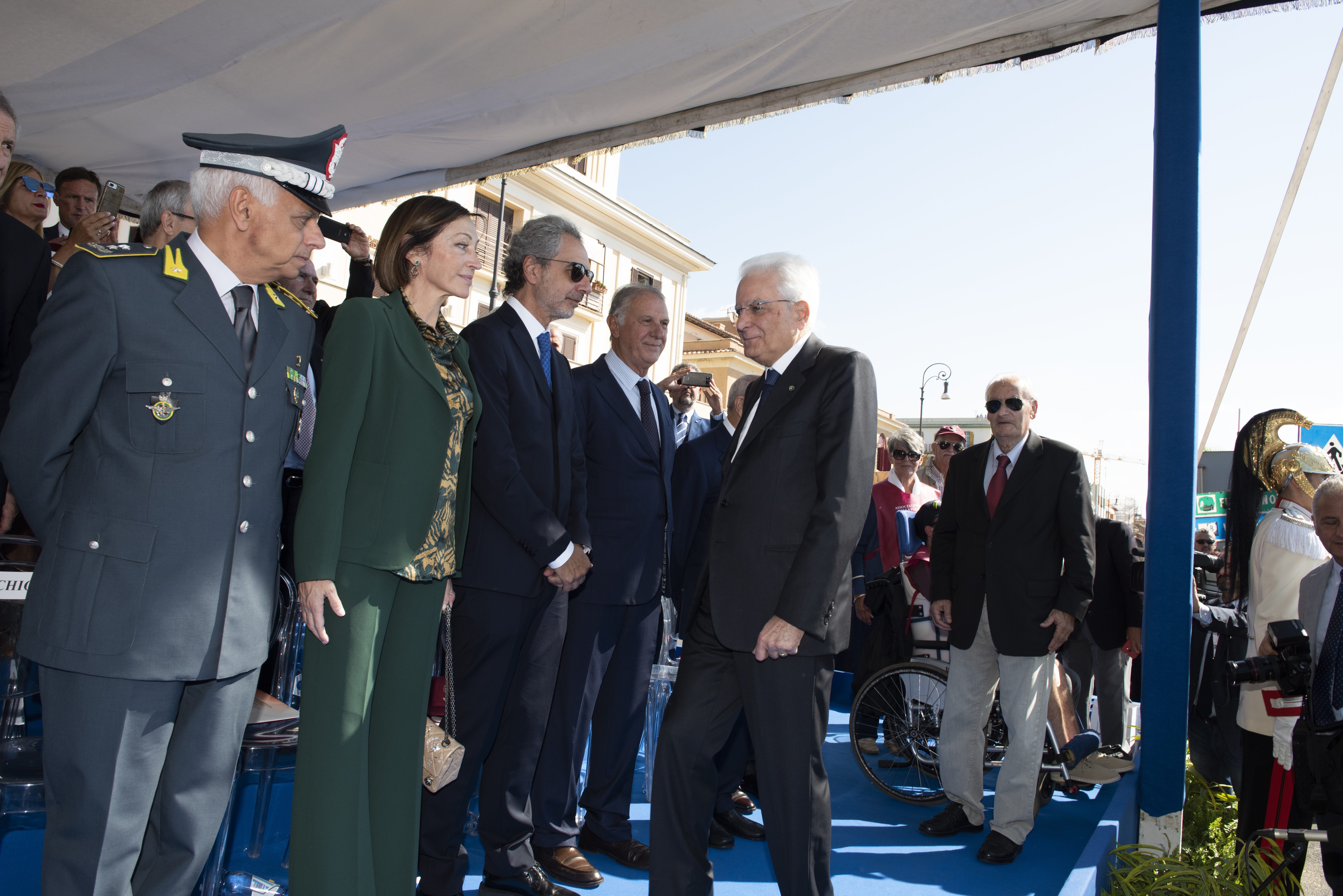 La cerimonia a Ostia per il 50° anniversario dell’Anps - Gli ospiti e le autorità