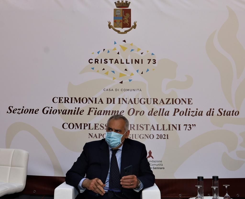 Cerimonia d'inaugurazione “Cristallini 73” delle Fiamme oro giovanili