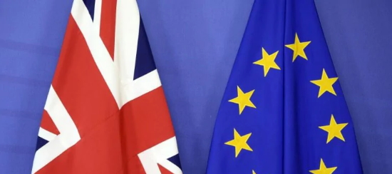 Bandiera inglese ed europea